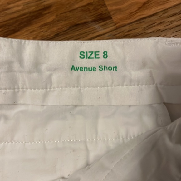 LILLY PULITZER Avenue Short Size 8 White Cotton - Picture 4 of 4